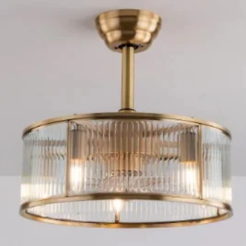 18 Inch Retro Golden Stylish Ceiling Fan